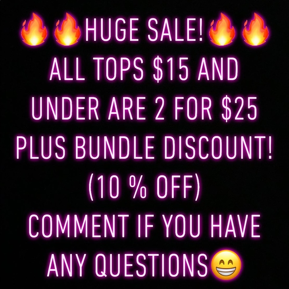 SALE! SALE! SALE!